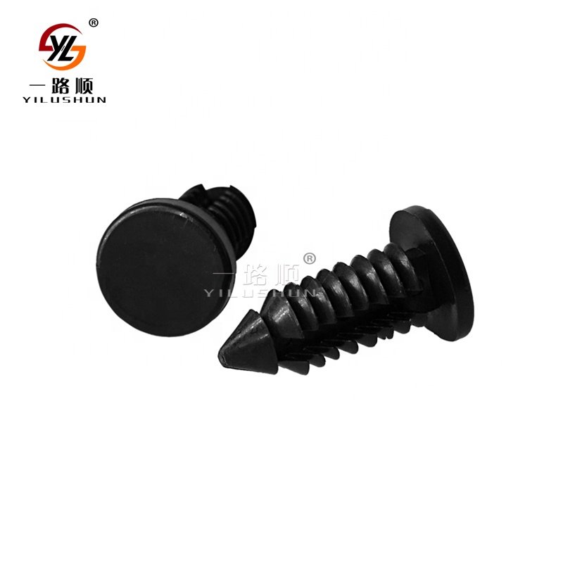 A17 500Pcs/Bag Snap Fasteners Screw Custom Plastic Wholesale Rivet Nylon