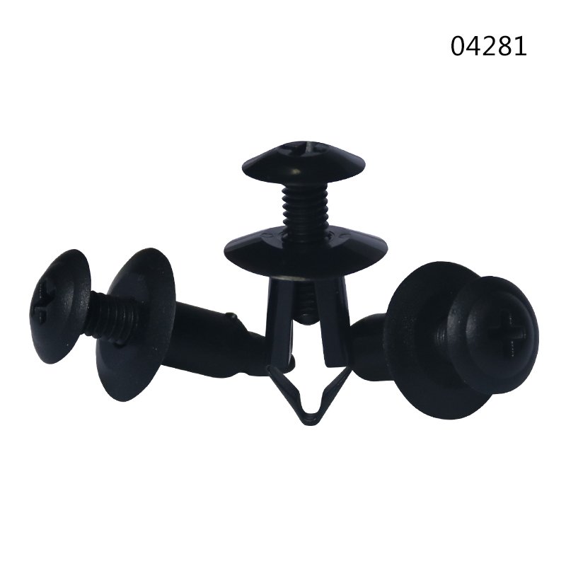 Factory Supply Plastic Push Type Clips Auto Plastic Clips and Fasteners Plastic Rivets Car Clips04281