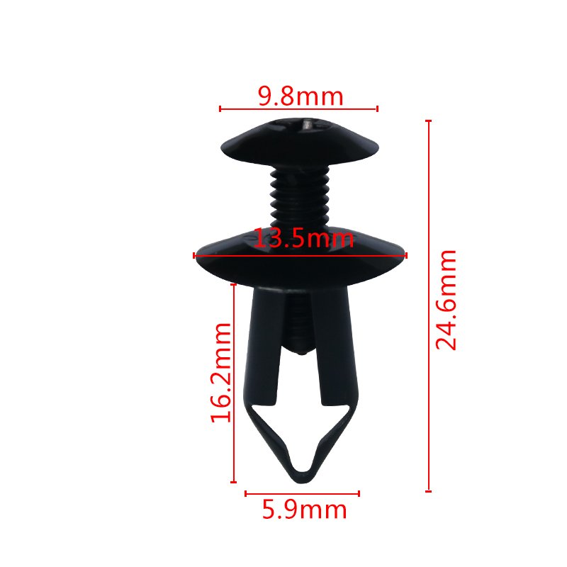 Factory Supply Plastic Push Type Clips Auto Plastic Clips and Fasteners Plastic Rivets Car Clips04281