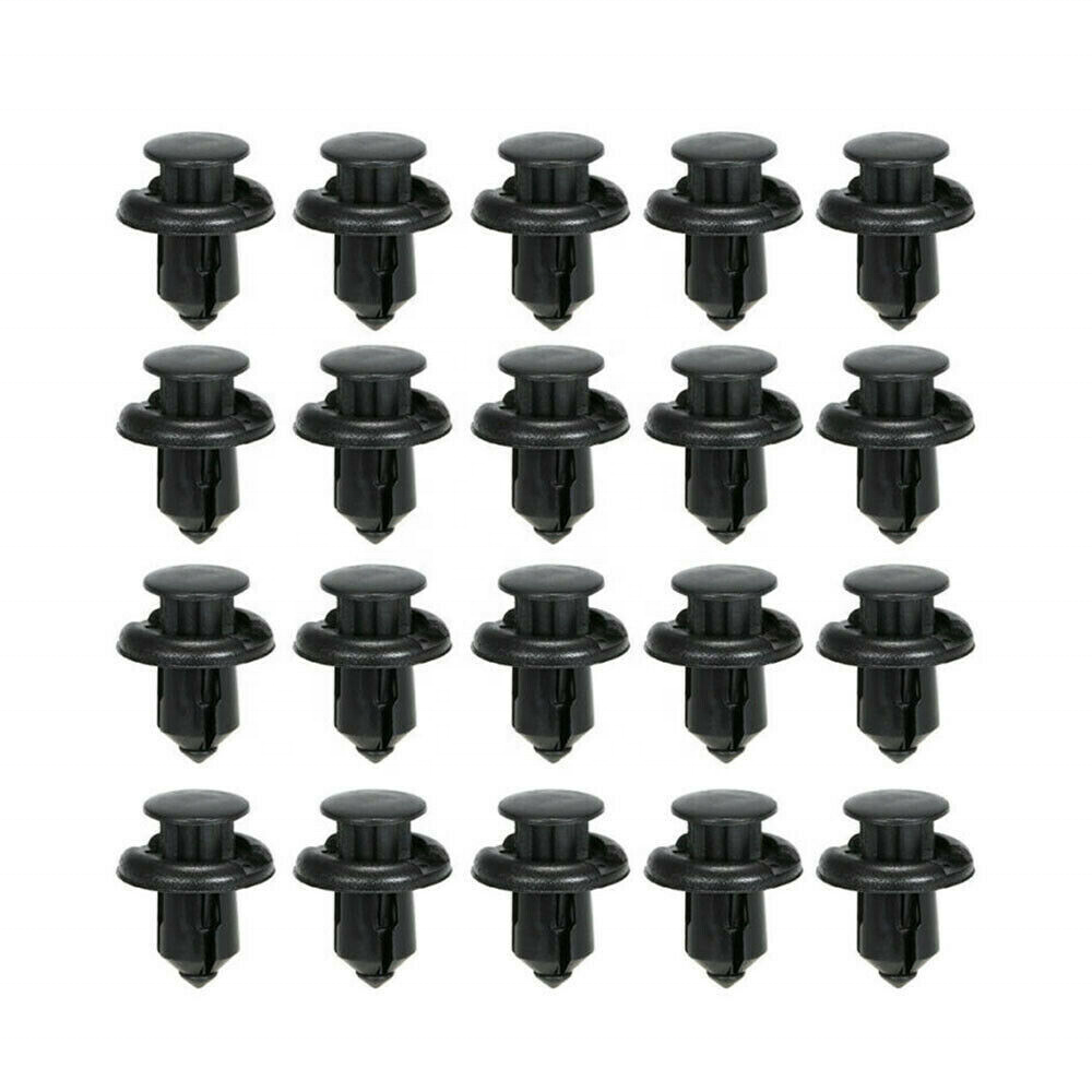 190pcs 6 Sizes Auto Fasteners Abs Rivet Push Rod Clamp Bumper Plastic Fastener