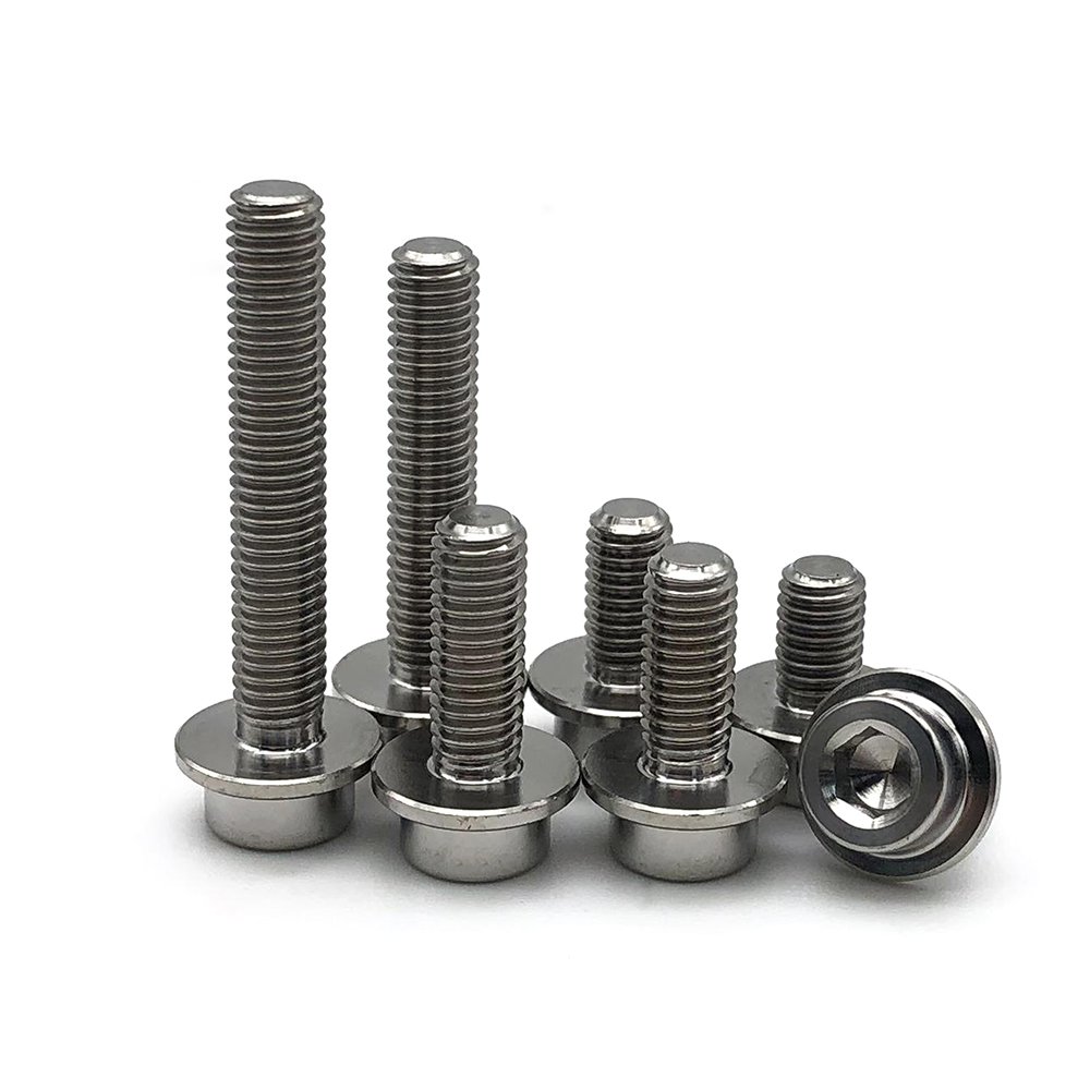 Precision Manufacture Factory Processing Customized GR2 Gr5 Titanium Stud Sets Bolt Auto Engines Washer Head Torx Screw Bolts