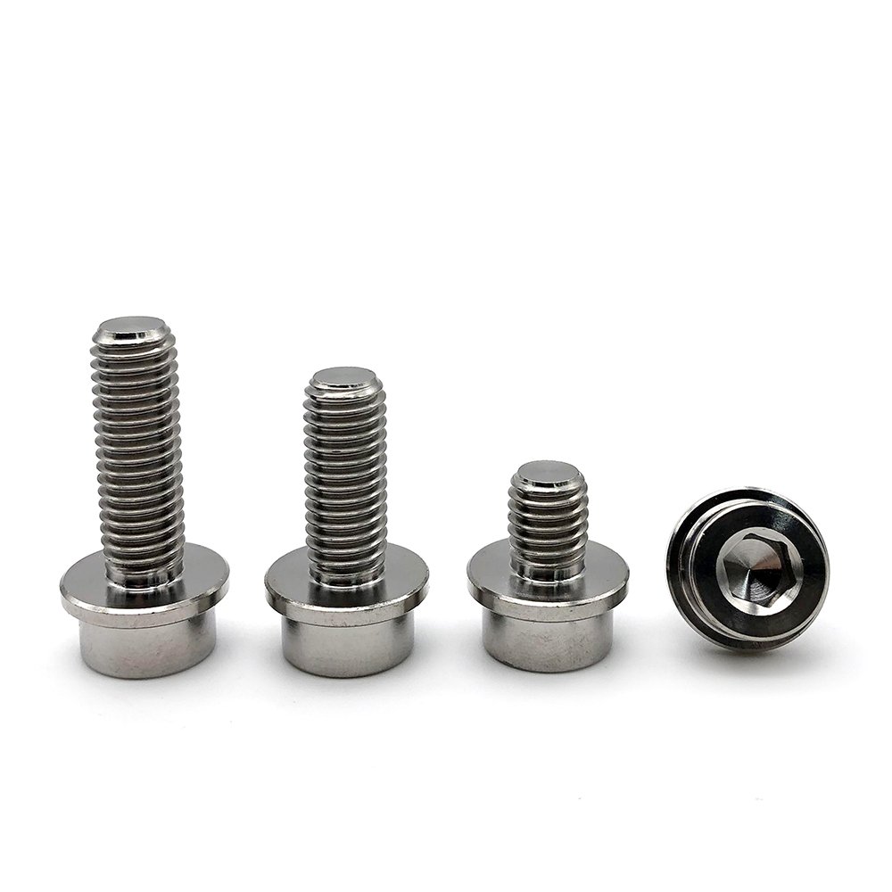 Precision Manufacture Factory Processing Customized GR2 Gr5 Titanium Stud Sets Bolt Auto Engines Washer Head Torx Screw Bolts