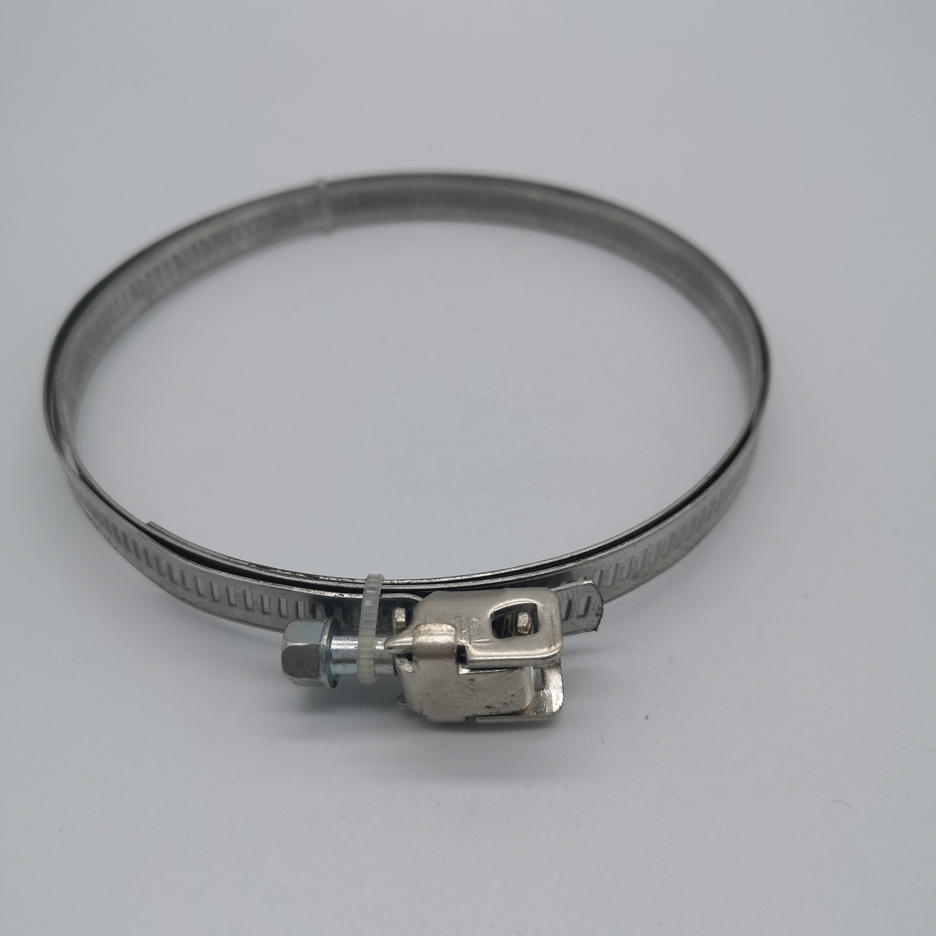 German Type Stainless Steel Hose Clamps Heavy Pipe Clamp Clips with Quick Release and Zinc Finish Screw