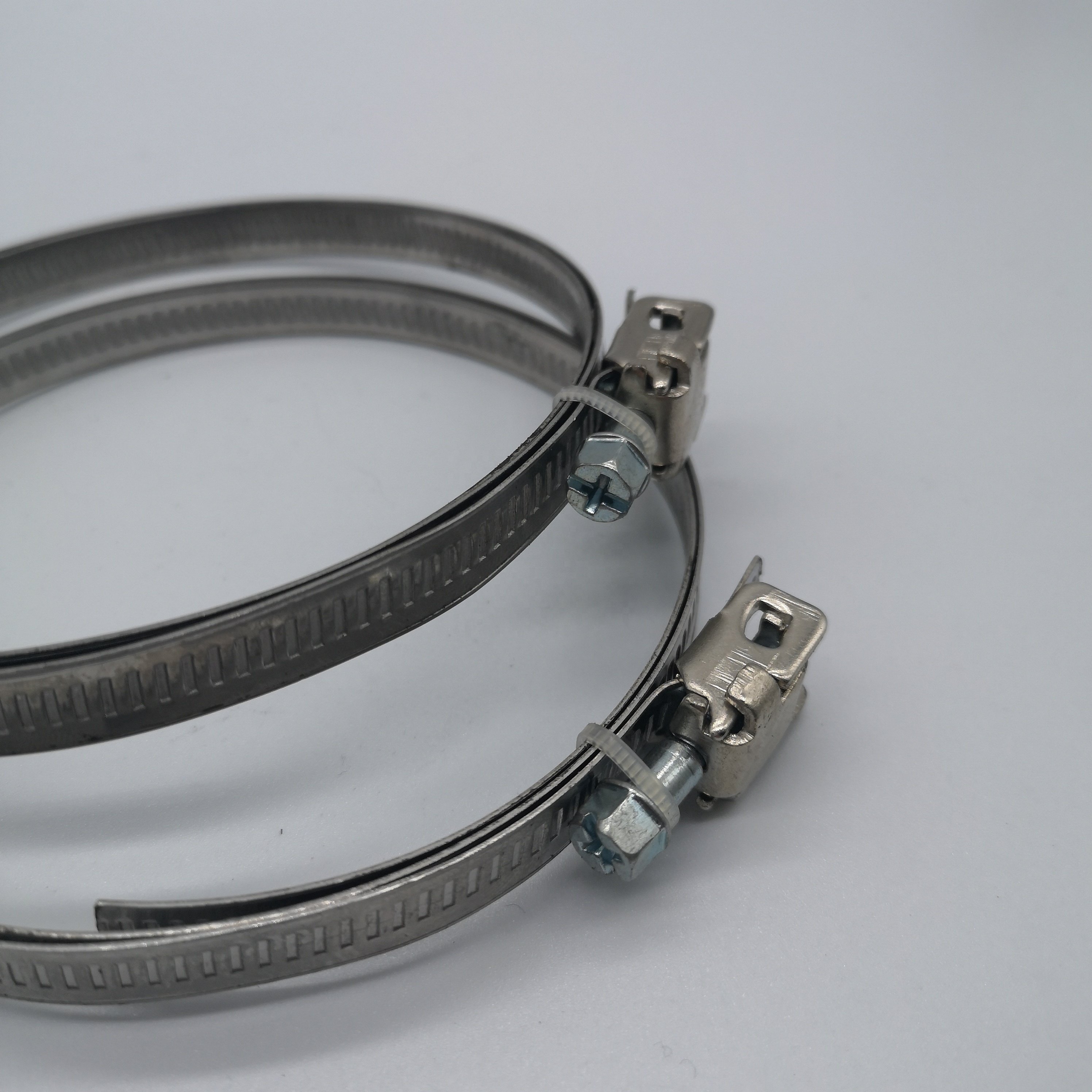 German Type Stainless Steel Hose Clamps Heavy Pipe Clamp Clips with Quick Release and Zinc Finish Screw