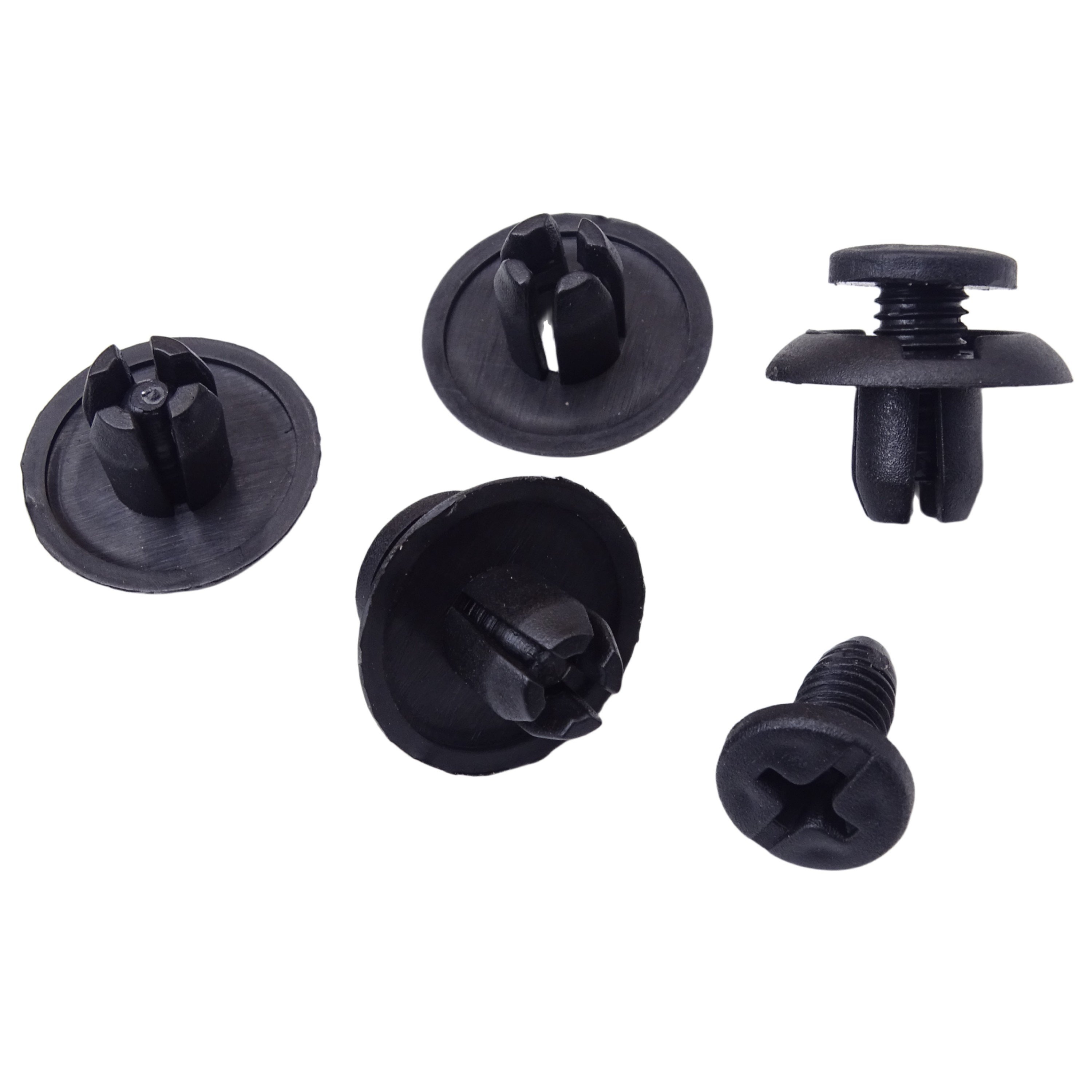 Auto Fastener Plastic Nylon Clip 9mm Push-type Retainer Clip Bumper Clips