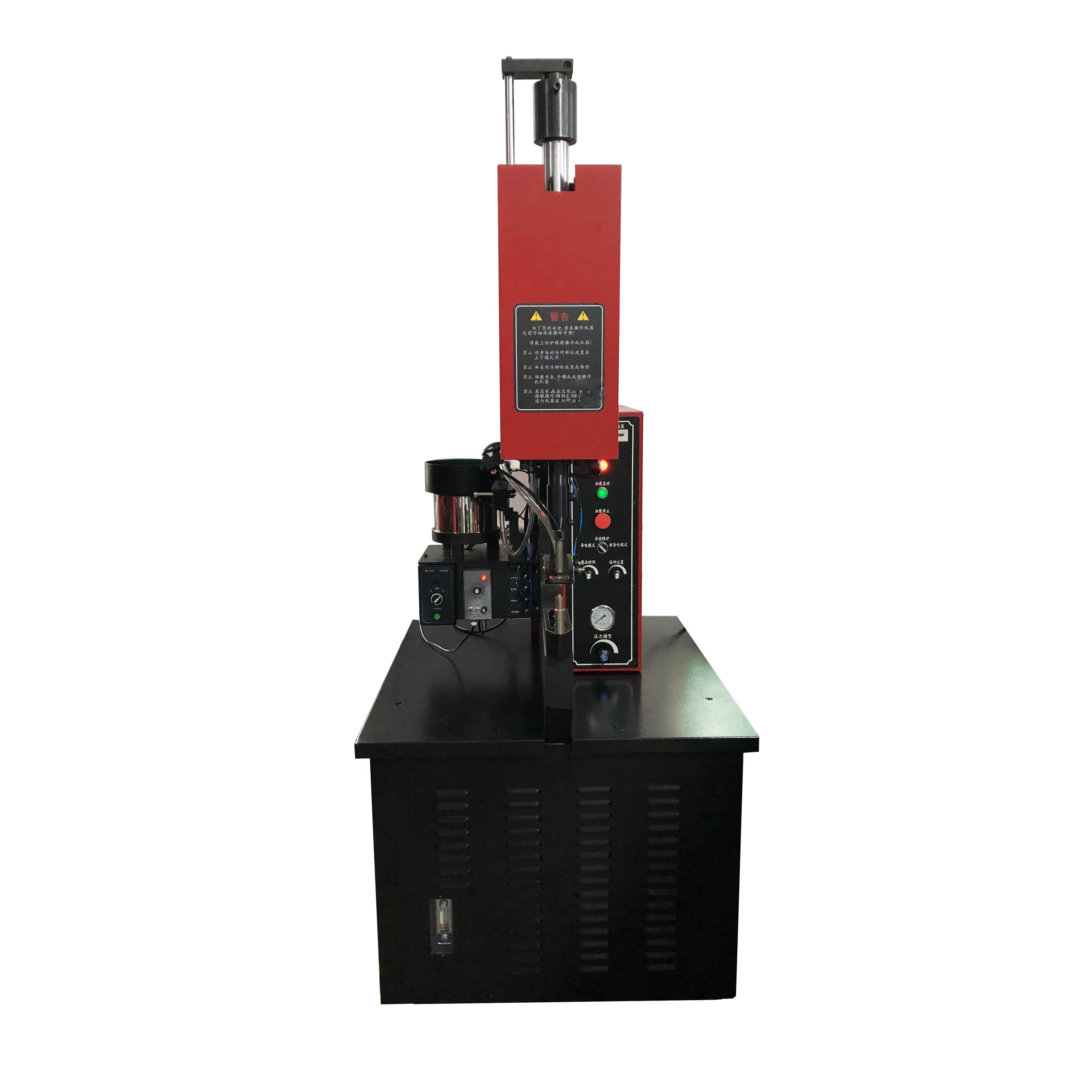 Usun Model : ULYP-618 auto feeding 10Tons hydraulic fastener insertion press machine with safety device for Nuts or BSO