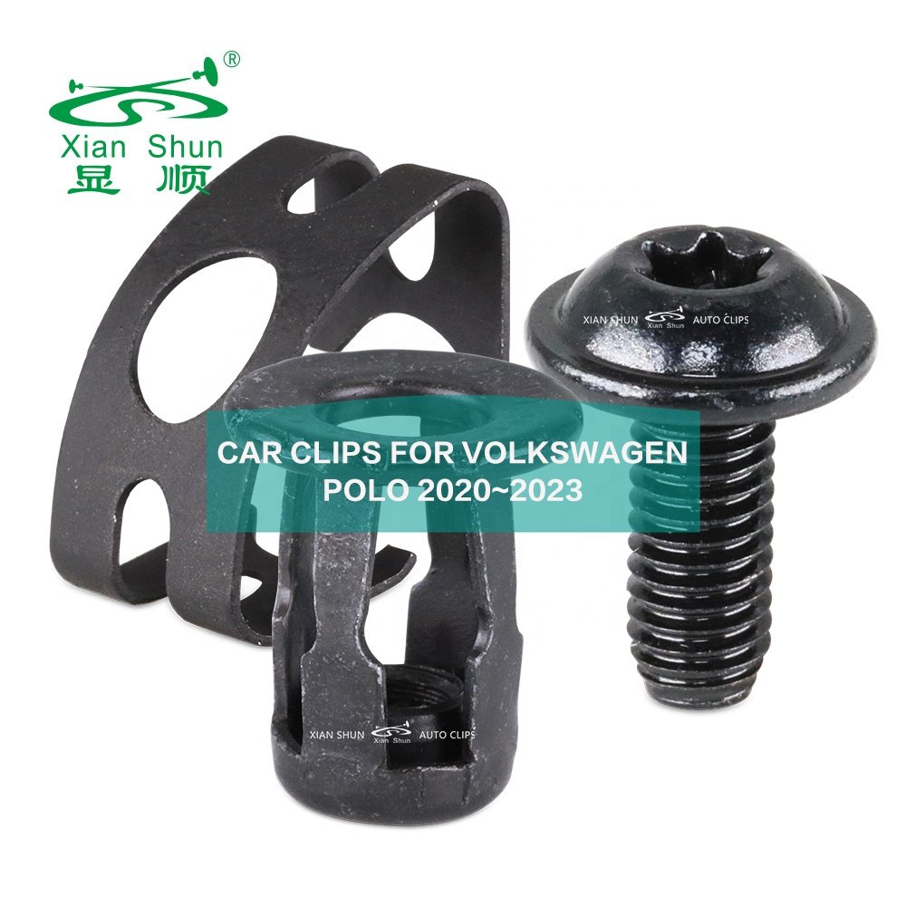 Car Fasteners & Clips Fit For VOLKSWAGEN VAG POLO 2020 2021 2022 2023 Bumper Hood Door panel Heat Shield Auto Fastener Clips