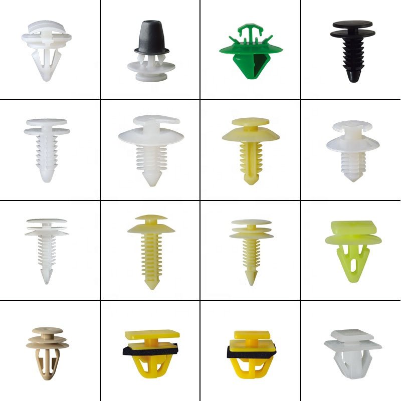 D803 Automobile plastic fastener high-quality car body door plate clips