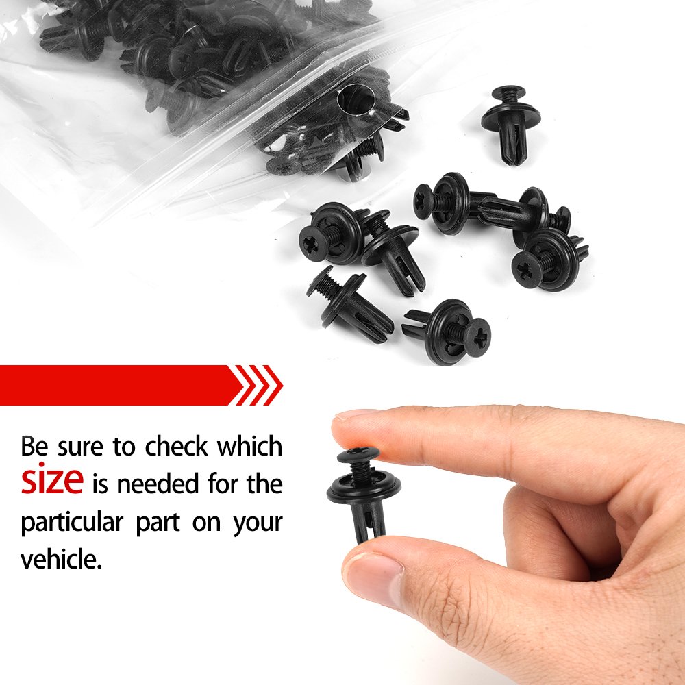 QGZ203 Auto Accessories Car Door Panel Trim Fender Bumper Nylon Plastic Clips Auto Fastener for Nissan