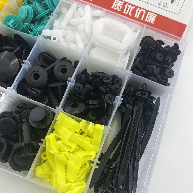 730Pcs Bumper Retainer Clips Kit Car Fastener Rivet Multi-purpose Clips Door Trim Panel Clips Universal18 Sizes