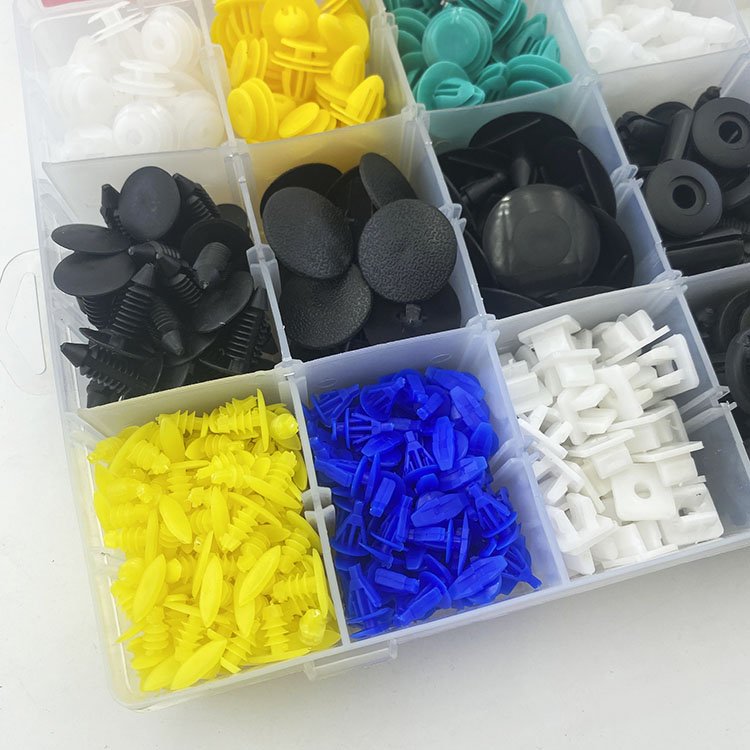 730Pcs Bumper Retainer Clips Kit Car Fastener Rivet Multi-purpose Clips Door Trim Panel Clips Universal18 Sizes