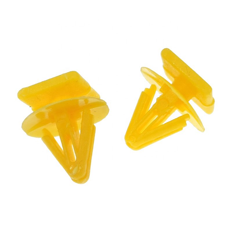 High Quality 100 Pieces Yellow Car Interior Door Clip Trim Panel Plastic Molding Retainer Clip Snap Fastener Clip