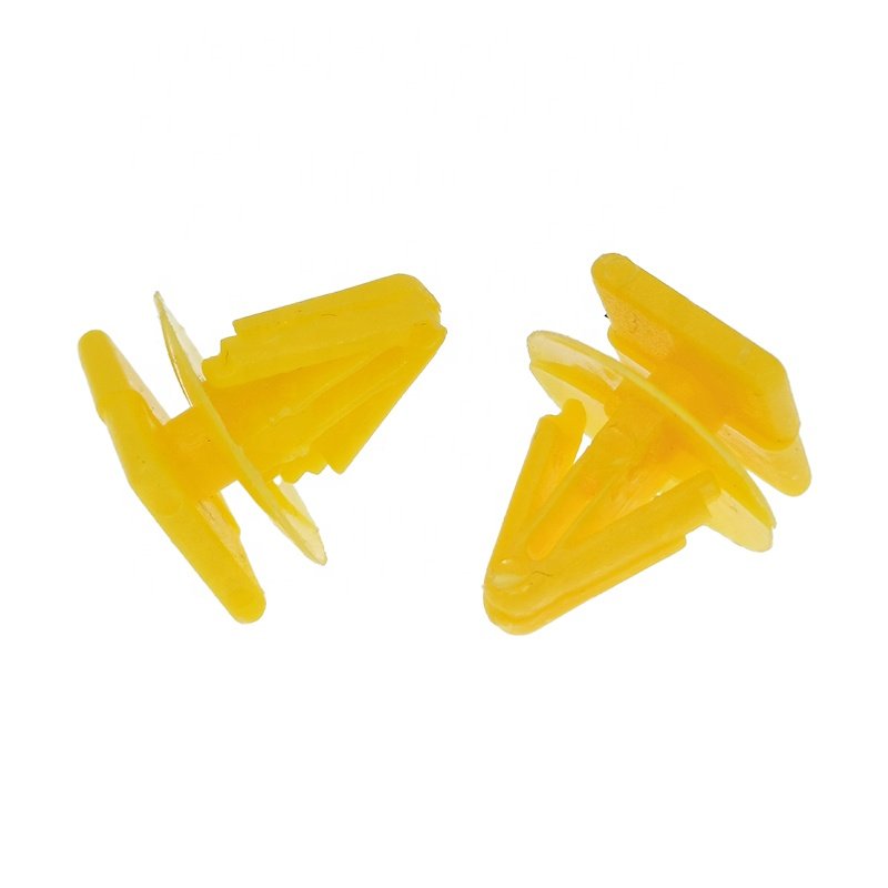 High Quality 100 Pieces Yellow Car Interior Door Clip Trim Panel Plastic Molding Retainer Clip Snap Fastener Clip