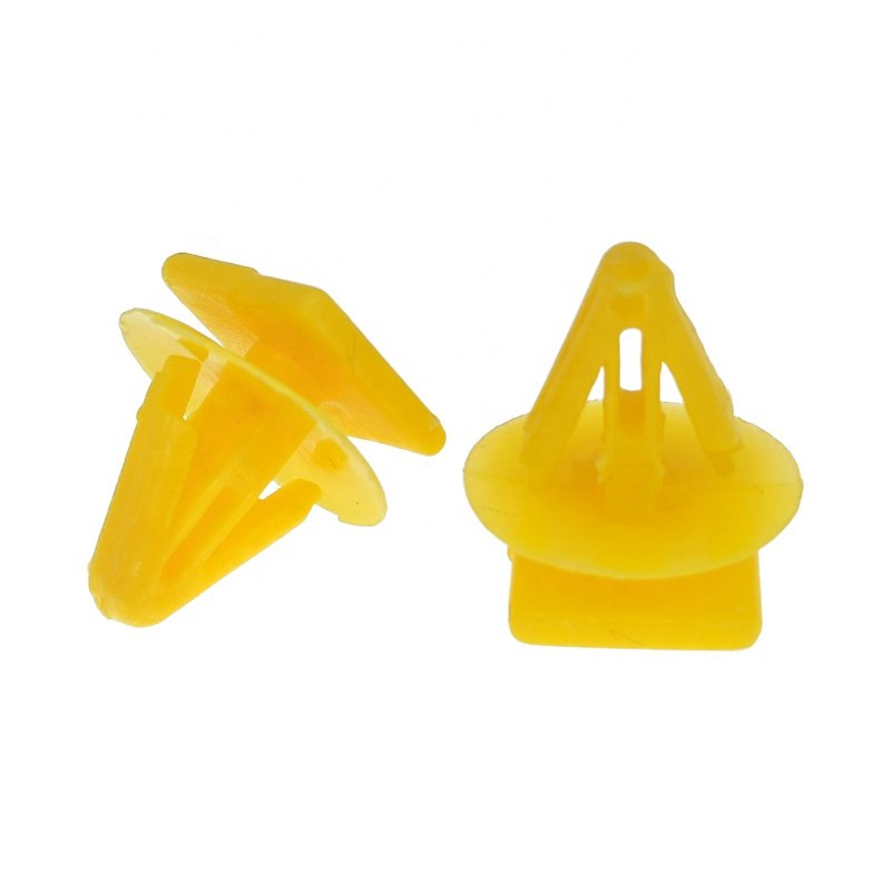 High Quality 100 Pieces Yellow Car Interior Door Clip Trim Panel Plastic Molding Retainer Clip Snap Fastener Clip