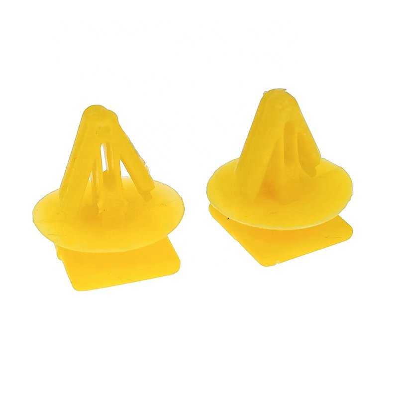 High Quality 100 Pieces Yellow Car Interior Door Clip Trim Panel Plastic Molding Retainer Clip Snap Fastener Clip