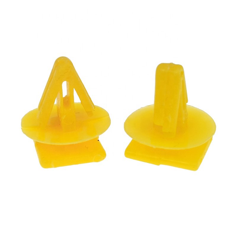 High Quality 100 Pieces Yellow Car Interior Door Clip Trim Panel Plastic Molding Retainer Clip Snap Fastener Clip