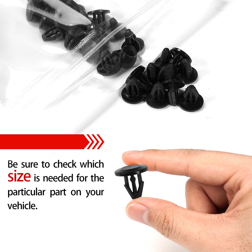 QGZ199 Auto Car Fixed Nail for Sealing Strip of Plastic Fastener for Automobile Clips for Honda/Toyota/Ford/Audi/Landrover