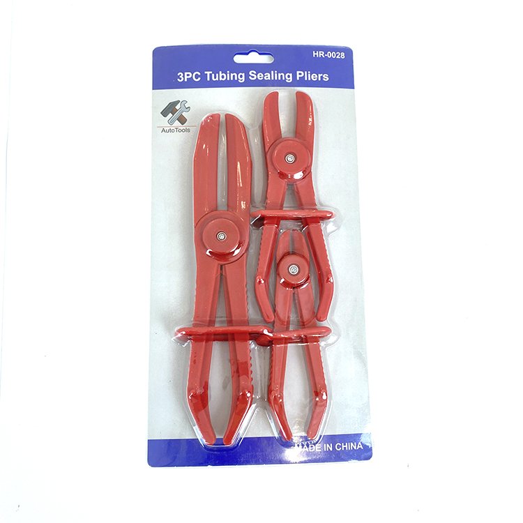 3PCS Pinch-Off Pliers Straight Flexible Hose Clamps Pliers Tubing Clamp Automobile Pliers Auto Repair Tools