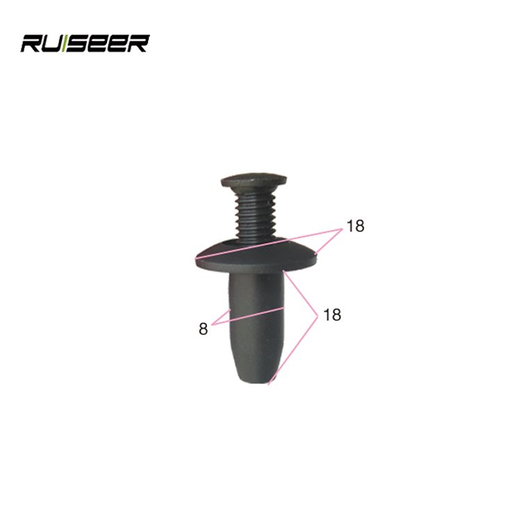 Customized High Quality 100PCS Car Modification Clip Universal Plastic Clips Fastener Car Bumper Clips