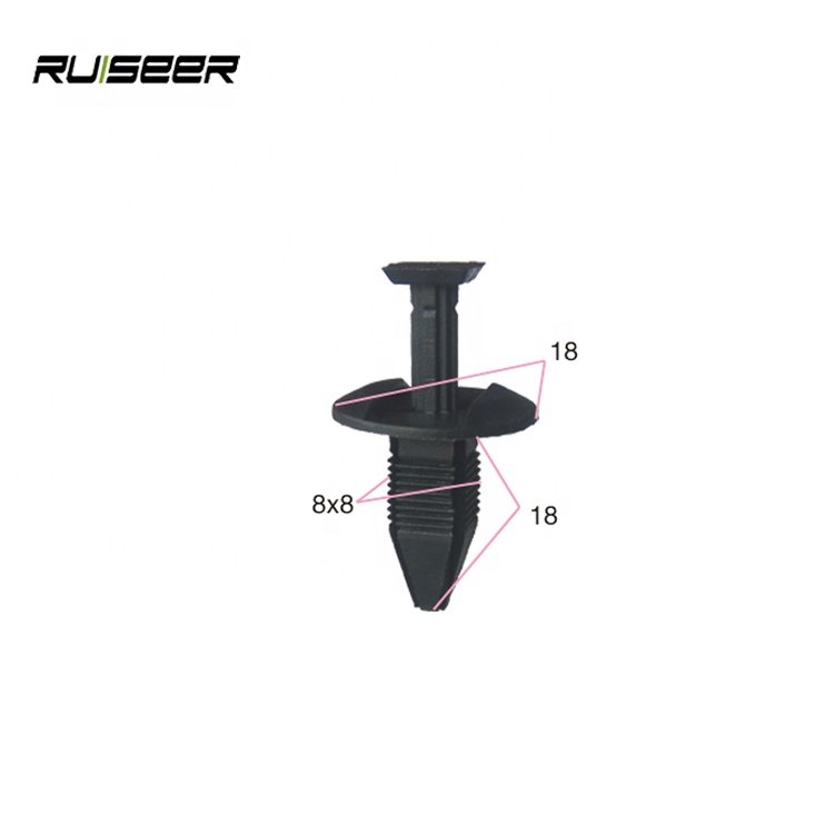 Customized High Quality 100PCS Car Modification Clip Universal Plastic Clips Fastener Car Bumper Clips