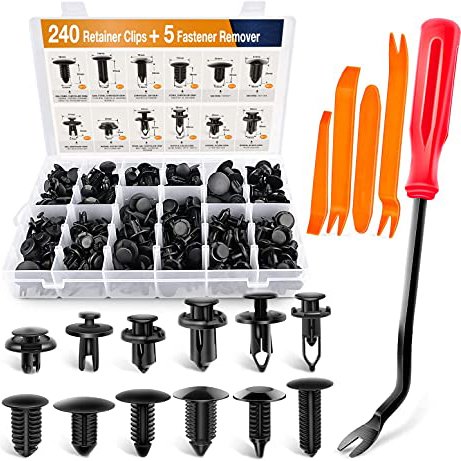 240pcs DIY Grade Auto Bumper Push Retainer Car Plastic Rivets Fasteners OEM & ODM Customized Support
