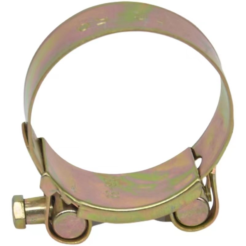 European Style Hose Clamp High Pressure Quick Coupling Pipe Clips Single Bolt Hose Clamp
