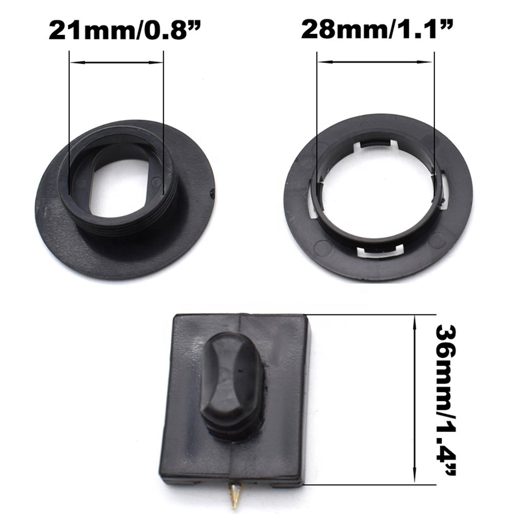 YILUSHUN T116 Car Floor Mat Fixed Clips Retaining Clips Carpet Screws Clips Button Plastic Universal OEM Service High-quality