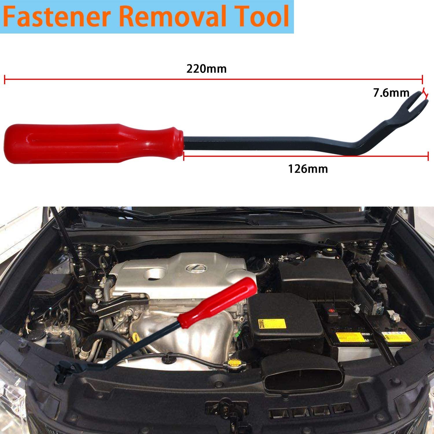 Mixed 299PCS High Performance Plastic Rivets Fastener Push Type Retainer Car Clip Kit