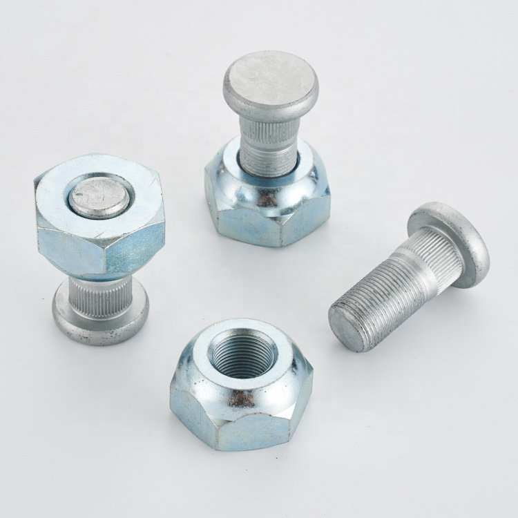 hub nut round fasten durable nut tires accessories 90942-02071FL 90942-02072RLwheel nuts bolts for Toyota Coaster