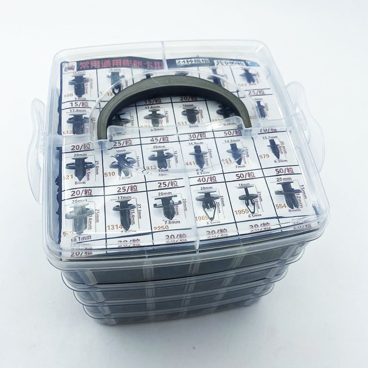680 pcs Car Push Retainer Clips & Auto Fasteners Assortment with 10 Cable Ties and Fasteners Remover Clips For Cars