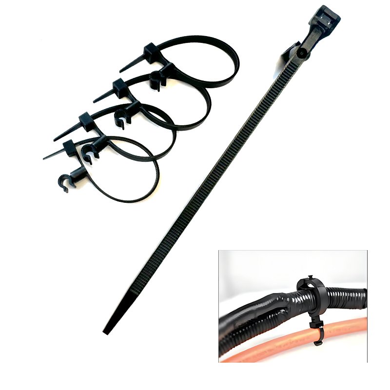 Auto Car Cable and Wire Fastener Nylon Releasable Self Locking Cable Strap and Cable Ties