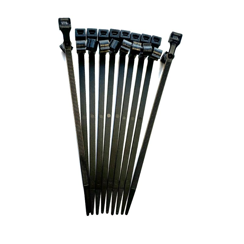 Auto Car Cable and Wire Fastener Nylon Releasable Self Locking Cable Strap and Cable Ties