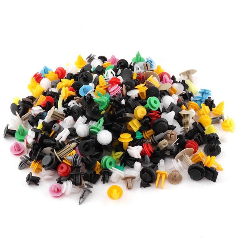 500pcs Universal Mixed Auto Fastener Car Bumper Clips Retainer Car Fastener Rivet Door Panel Liner for All Car