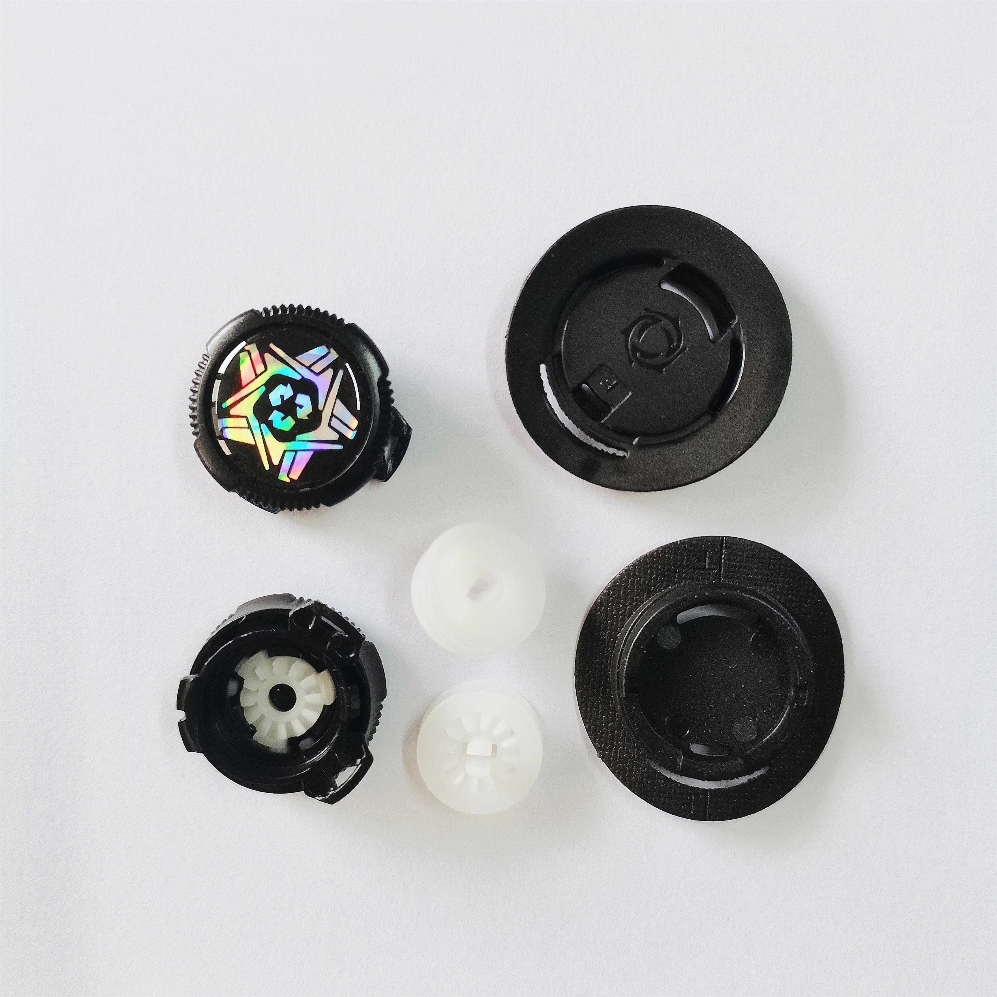 Free to Tie Lacing Buckle Automatic Swivel Custom Shoe Laces Lacing System for Kids Shoes 2.4cm