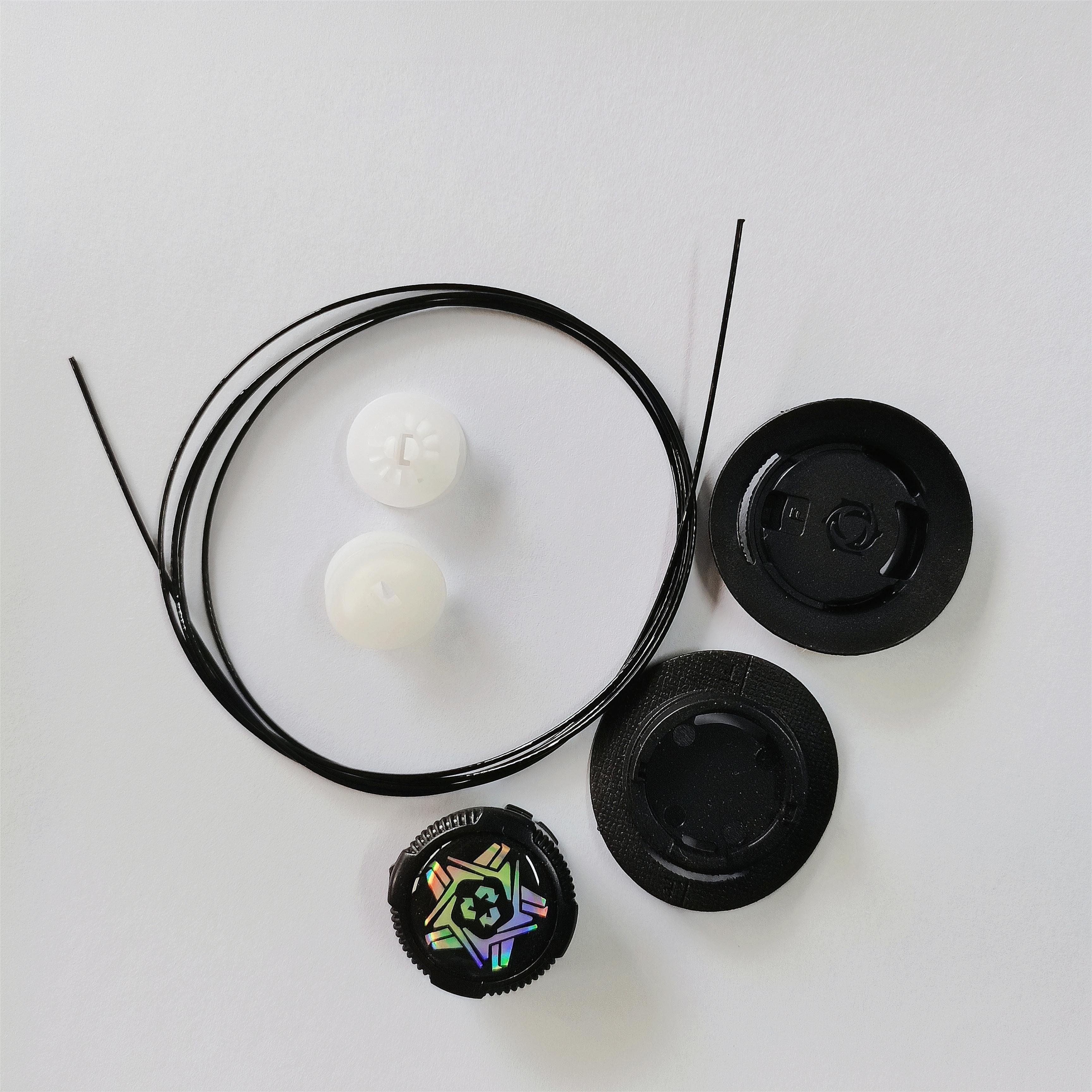 Free to Tie Lacing Buckle Automatic Swivel Custom Shoe Laces Lacing System for Kids Shoes 2.4cm