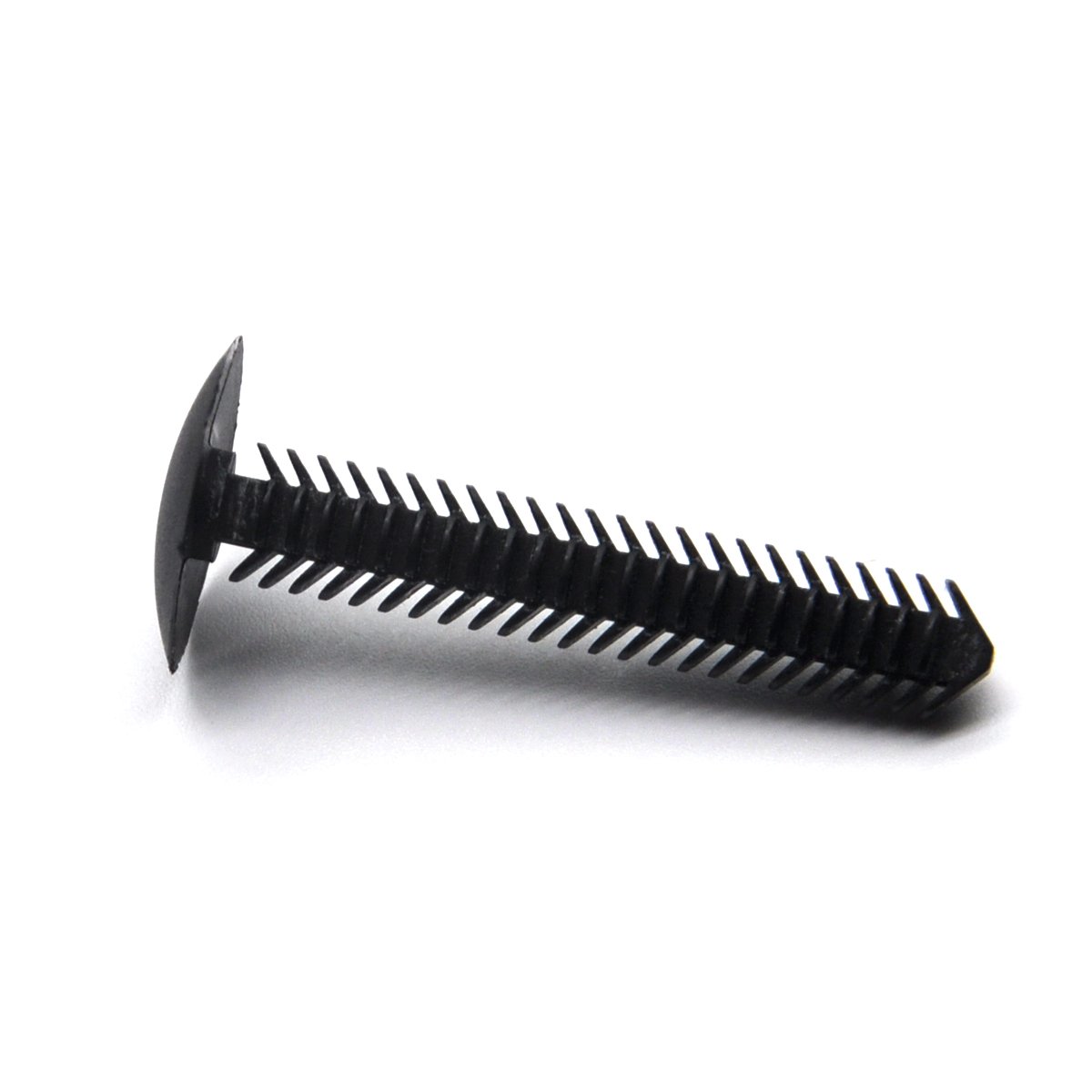 Kinglok Snap Push Black Barbed Round Head Plastic Nylon Plastic Rivets Auto Fastener and Clip