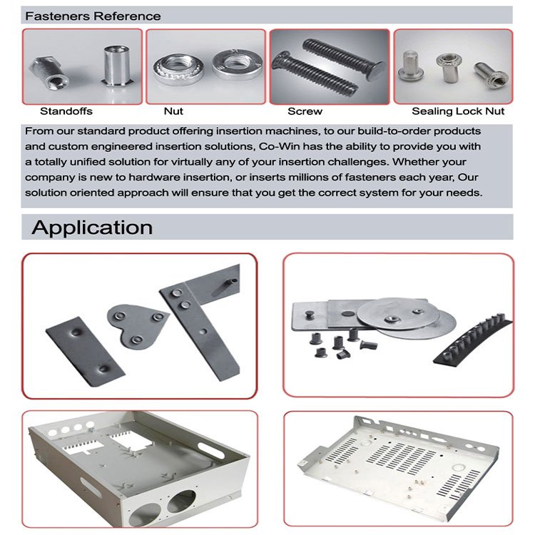618 Fastener Insertion Press With Shuttle Nut &amp; Standoff Set