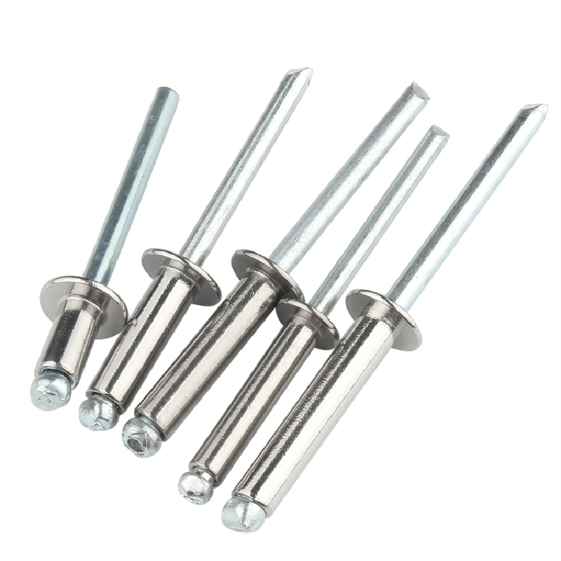 Newly Designed Fasteners Dome Head Steel Blind Pop Rivets Rebite Manufactured Good Price Aluminium Iron Carbon Steel Din