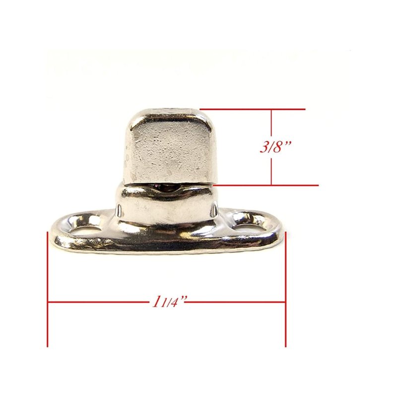 WELLTOP Wholesale WT-A024 Boat Accessories Stainless Steel Screws Canvas Twist Lock Fasteners Turn Button Fasteners