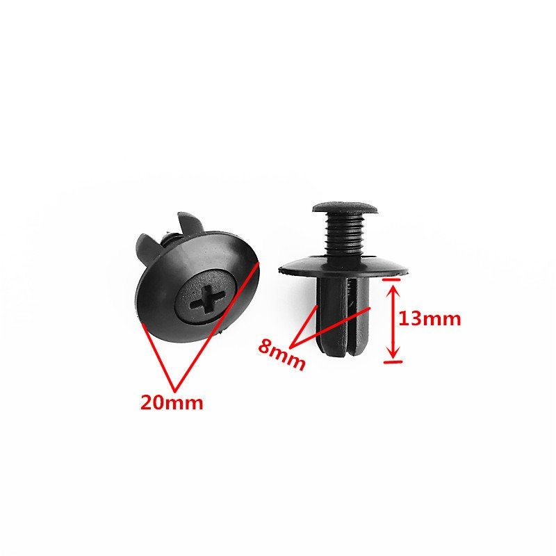 Automotive Expansion Clip Fender Rivet Fender Bumper Push Pin Clip Fastener Clip