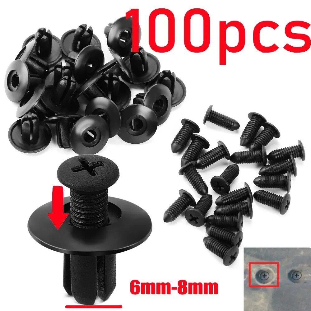 Automotive Expansion Clip Fender Rivet Fender Bumper Push Pin Clip Fastener Clip