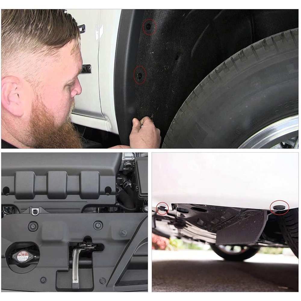 OEM No.90467-07146 Automotive Parts Accessories Push Type Auto Plastic Fastener Front Bumper Retainer Clips for Clips