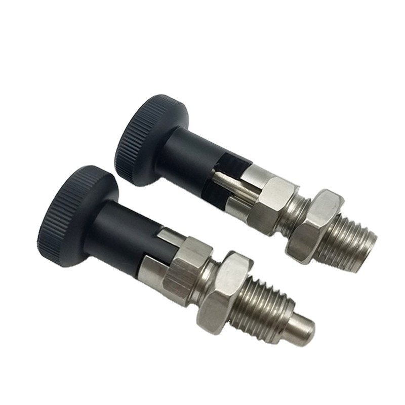 Retractable Index Plungers Spring Plunger Stainless Steel Fasteners Ball Plunger with Plain Surface Treatment
