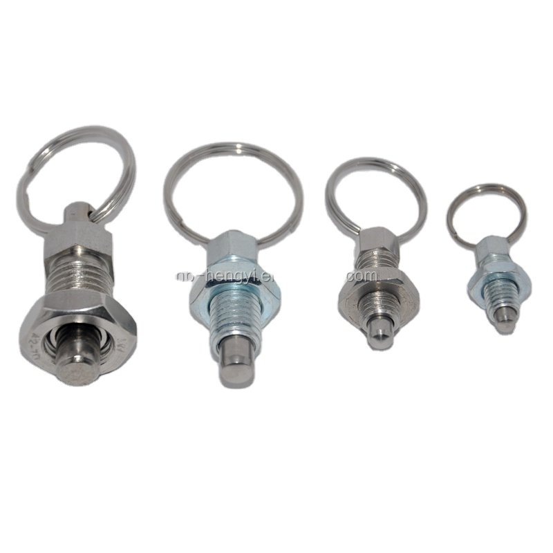 Retractable Index Plungers Spring Plunger Stainless Steel Fasteners Ball Plunger with Plain Surface Treatment