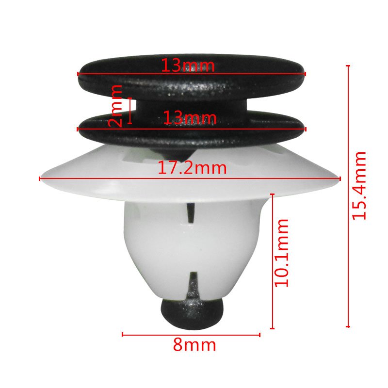 083189 Chinese Factory Supply Plastic Trim Panel Retainer Auto Plastic Clips and Fasteners Plastic Rivets