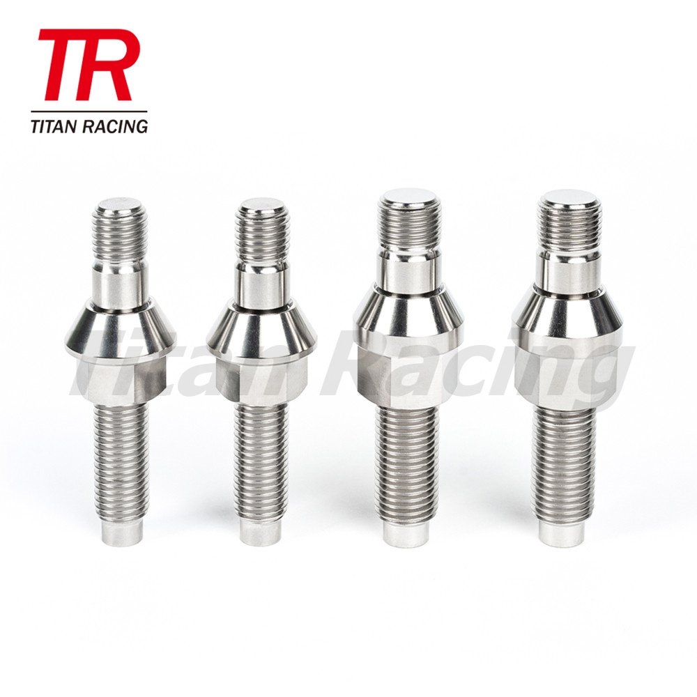 Factory Gr5 Titanium Wheel Stud Conversion Kit M14 1.5mm Ti64 Wheel Stud for BMW/Audi/Honda