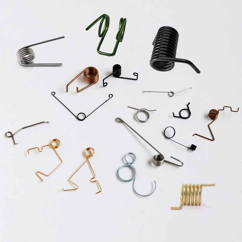 Custom Spring Steel 65Mn Hammer Spring Nickel Plating 3-5um Torsion Spring for Sporting Goods