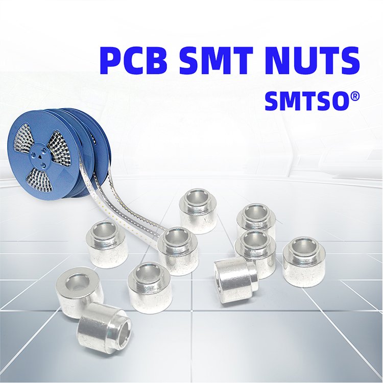 Smtso-3.05 3ET Welded nut tin plate Brass Tin Plated smtso standoff nut for PCB