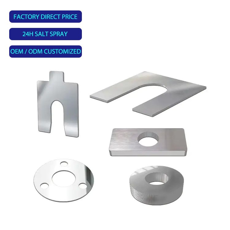 Fastener Brass Copper Colored Metal Round Flat Plate Fender Washers Sealing Gasket Punched Ring Washer