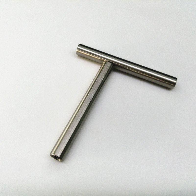 Custom made hollow internally threaded stainless steel rod steel threaded rod SS303 hollow dowel pins machined screws